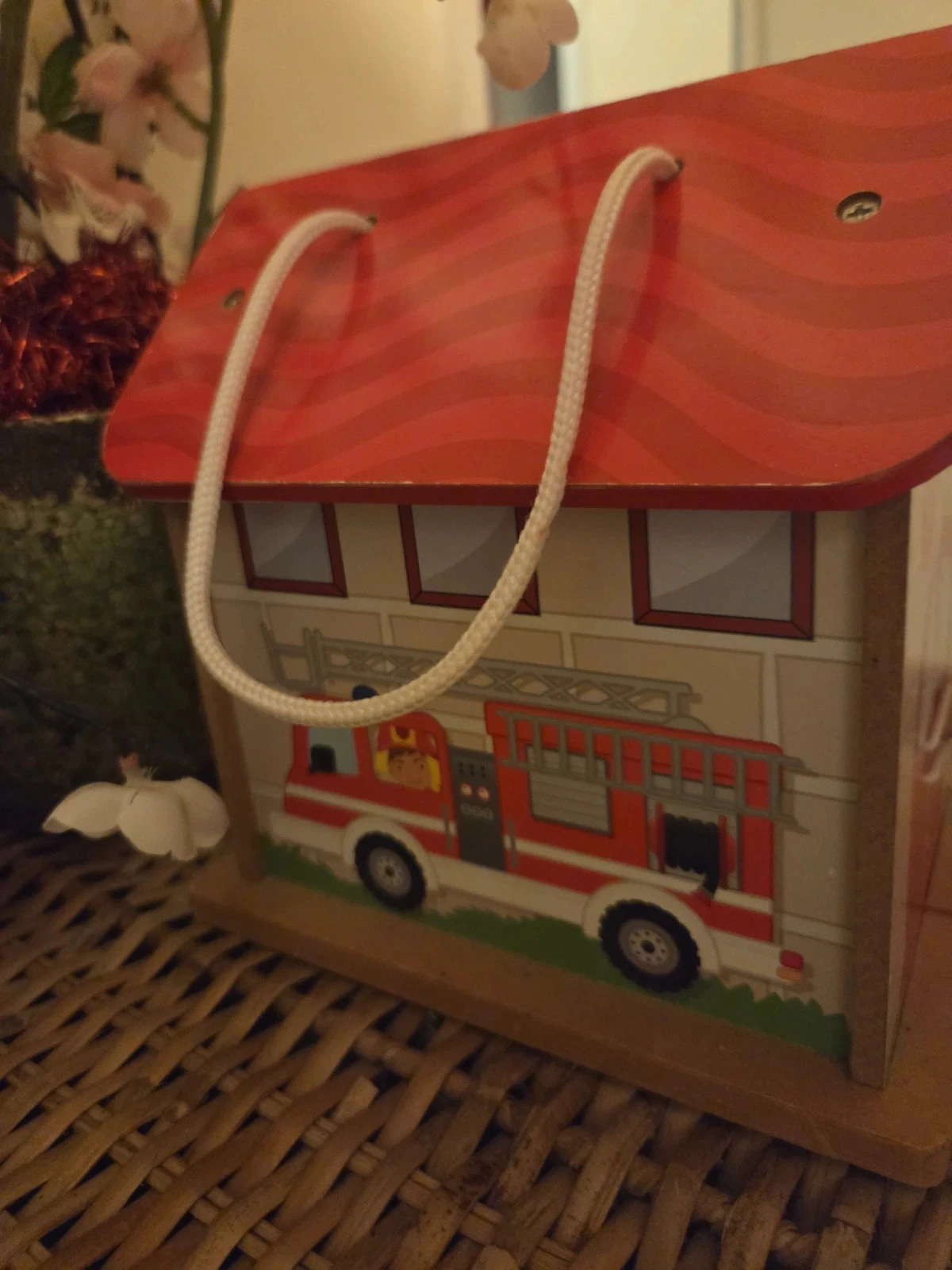 ❤️ Petite caserne de pompier en bois – photo 3